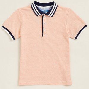 KAPITAL K(BOYS 6) MINI STRIPE POLO Peach color NEW